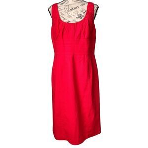 Adrianna Papell Red Sheath Mini Dress in Size 14
